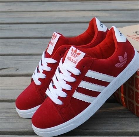 adidas rood sneakers|adidas red shoes.